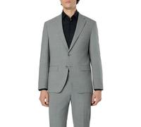 HECHTER PARIS Sakko Herren Regular Fit Schurwoll-Stretch grau, 48