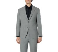 HECHTER PARIS Sakko Herren Regular Fit Schurwoll-Stretch grau, 50