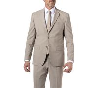 HECHTER PARIS Sakko Herren Slim Fit Reverskragen Schurwoll-Stretch beige, 48