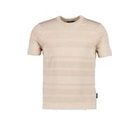 HECHTER PARIS T-Shirt Herren Slim Fit Kurzarm Rundhals beige, XXL