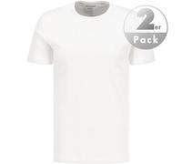 HECHTER PARIS T-Shirts Herren Slim Fit Kurzarm Rundhals Baumwolle weiß, 3XL