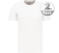 HECHTER PARIS T-Shirts Herren Slim Fit Kurzarm Rundhals Baumwolle weiß, L