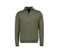 HECHTER PARIS Regular Fit Troyer mit Reißverschluss in Oliv, Größe M