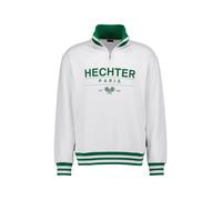 HECHTER PARIS Troyer Herren Comfort Fit Baumwolle weiß, M