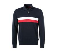 HECHTER PARIS Troyer Herren Slim Fit Baumwolle blau, 3XL