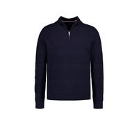 HECHTER PARIS Troyer Herren Slim Fit Baumwolle blau, L