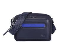 Hedgren ESPRESSO Medium Damen Crossover mit RFID - Umhängetasche M aus 100% recyceltem RPET, wasserabweisend - Peacoat Blue