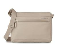 Hedgren EYE Damen Umhängetasche mit RFID Schutz - Kleine Crossbody Tasche wasserabweisend mit Reißverschlusstaschen & verstellbarem Gurt - 22 cm - Cashmere Beige