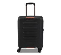 Hedgren Grip XS Unisex Cabin Trolley 55 cm - 4-Rollen Hartschalenkoffer mit TSA-Schloss, 39,8 L | Schwarz