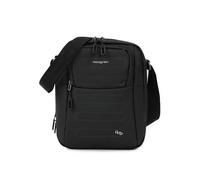 Hedgren RELAX M P Unisex Crossover mit RFID - Vertikale Umhängetasche M mit gepolstertem Gerätefach, 100% recyceltes RPET, wasserabweisend (Schwarz)