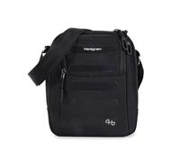 Hedgren RELAX Unisex Vertikale Crossover Tasche mit RFID - wasserabweisende Umhängetasche, recyceltes RPET - Schwarz