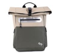 Hedgren Unisex Kettenrucksack, Beige/Olivgrün, Einheitsgröße, Casual
