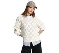 Pepe Jeans Damen Hedra Crew Strickwaren, Weiß (Mousse White), L