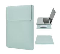 HEDUGO 14 Zoll Laptop Hülle Tasche Tragbare Laptoptasche Wasserdich Kratzfest Laptophülle Sleeve Case Kompatibel mit 14 Zoll MacBook Pro HP Dell Lenovo Asus Hellgrün