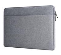 HEDUGO Laptop Hülle mit Zubehörtasche, Gepolstertes Laptop Sleeve Case 15 bis 16 Zoll Kompatibel mit MacBook HP Dell Asus Schutz-Laptophülle für 15“ bis 16“ Chromebook/Notebook/Tablet, Grau