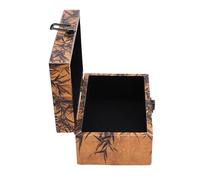 HEEPDD Schmuckschatulle aus Holz, Leder-Organizer mit Eleganter Retro-Textur Zur Schmuckaufbewahrung und Dekoration, Staubdichter Deckel, Geeignet für das Heimbüro