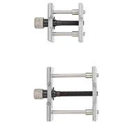 HEEPDD Taschenuhr-Uhrwerkhalter, Metallwerkzeug für Sichere Uhrenreparatur mit Zwei Sitzen, 2,3 Unzen Gewicht, 1,9 X 1,6 X 2,0 Zoll Größe, Ideal für Uhrmacher und Enthusiasten in der Werkstatt