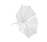 HEEPDD Transparenter Regenschirm für Haustiere, Katzen und Hunde, Verstellbarer Welpen-Regenschirm mit Edelstahl, Ideal für Spaziergänge an Regnerischen Tagen und Zum Schutz von Haustieren,