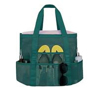HEFEI XUJIE DIANPU Große Strandtasche Netztasche für Sandspielzeug TragbareMesh Strandspielzeug Tasche Sandspielzeug Netztasche mit Großer Kapazität Geeignet für Pool, Strand, Reisen