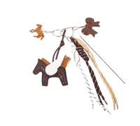 HEFEI XUJIE DIANPU Pony Taschen Anhänger Design-Anhänger aus Seil für Handtasche Schlüsselanhänger Personalisiert In Künstlichem Leder Aesthetic Bag Charms Rucksack Anhänger für Tasche und Schlüssel