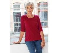 Heidekönigin 3/4-Arm Shirt Basic dunkelblau S