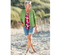 Heidekönigin Basic Strickjacke grün M