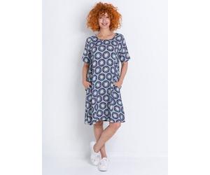 Heidekönigin Kleid kurzarm grün XL