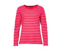 Heidekönigin Langarmshirt Ringel rot (petunie) XL
