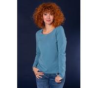 Heidekönigin Langarmshirt Uni Basic GOTS Smaragd S