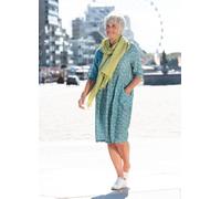 Heidekönigin Leinen Ballonkleid aqua XL
