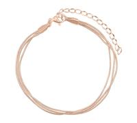 Heideman Armband Ariana Damen Edelstahl roségold dreireihig