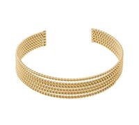 Heideman Armband Brutia Damen Edelstahl Armreif geflochten mehrfarbig | Geschenk zum Geburtstag für Freundin oder Partnerin im Boho-Stil, hautfreundlich, leicht, gut kombinierbar