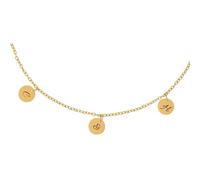 Heideman Halskette Damen Kreise gold Edelstahl mit Gravur