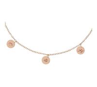 Heideman Halskette Damen Kreise roségold Edelstahl mit Gravur