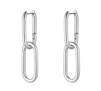 Heideman Ohrringe Adile Damen - Ohrstecker aus Edelstahl - Ohrringe Gold Silber Rosegold farbend poliert - Creolen hängend für Frauen - Two-in-One - Zwei Tragevarianten