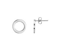Heideman Ohrringe Damen aus Edelstahl silber farbend Ohrstecker für Frauen mit Kreis