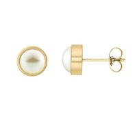 Heideman Ohrringe Damen Coma Gold Edelstahl mit Kristall 6mm poliert | Coma Ohrstecker Gold, Edelstahl, funkelnder Zirkonia, glamouröse Solitär-Ohrstecker, Damen, nickelfrei, Geschenkidee