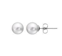 Heideman Ohrringe Damen Perlohrstecker aus Edelstahl silber farbend poliert Ohrstecker für Frauen mit Perle in verschiedenen Größen