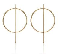 Heideman Ohrringe Ictum Damen - Ohrstecker aus Edelstahl - Statement Creolen groß Kreis für Frauen - Ohr Ring Hoop - Ohrringe Gold Silber und Rosegold farbend