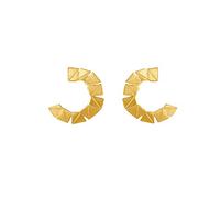 Heideman Ohrringe Partis Damen - aus hochwertigem Edelstahl - silber gold farbend gebürstet - Ohrstecker für Frauen