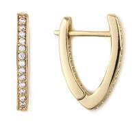 Heideman Ohrschmuck Trigo weiss OneSize Damen