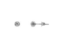 Heideman Ohrstecker Lioré Damen Edelstahl silber mit Zirkonia weiß