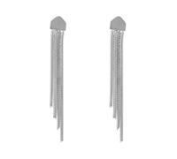 Heideman Ohrstecker Sabin Damen silber Edelstahl Ohrhänger 50mm poliert