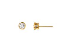 Heideman Ohrringe Damen Set aus Edelstahl gold farbend Ohrstecker für Frauen mit Stein Zirkonia