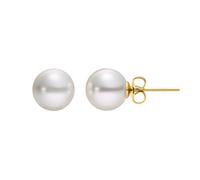 Heideman Perlenohrstecker Ohrringe Damen aus Edelstahl, mit edler Oberfläche gold 10 mm