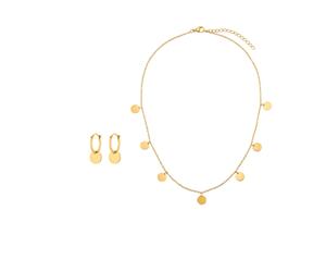 Heideman Set Kreise Goldfarben Damen