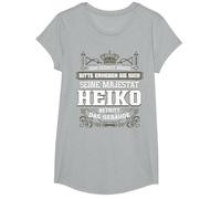 Heiko Vorname T-Shirt T-Shirt, Mädchen, Grau Meliert, L