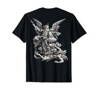 Heiliger Erzengel Michael besiegt Satan Christian T-Shirt