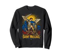 Heiliger Erzengel Michael Heiliger Beschützer Ikone Pop Art Sweatshirt