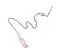 Heilkristall Anhänger Halsketten Spitze Stein Charm Halskette Spirituelle Edelsteine Anhänger Schmuck Für Frauen Und Mädchen Natürliche Kristall Halsketten Sets Für Männer Und Frauen Spirituelle